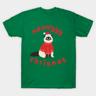 Meowyyy Chrismas T-Shirt